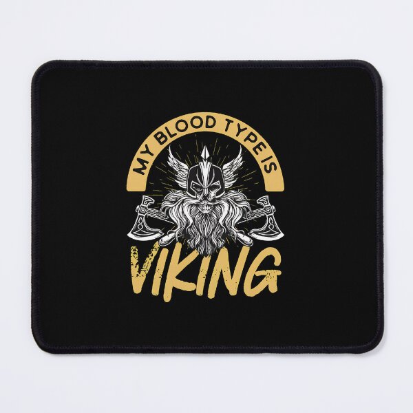 Item preview, Viking Blood Type Skull Axes Warrior Norse Mythology Graphic designed and sold by tommieim.