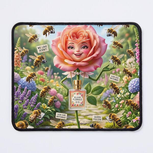 Item preview, Diva Rose Flower with Bee Paparazzi Perfume designed and sold by Michaelragheb.