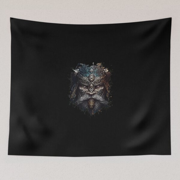 Item preview, Viking Warrior Helmet Face Art designed and sold by borlaydriebau.