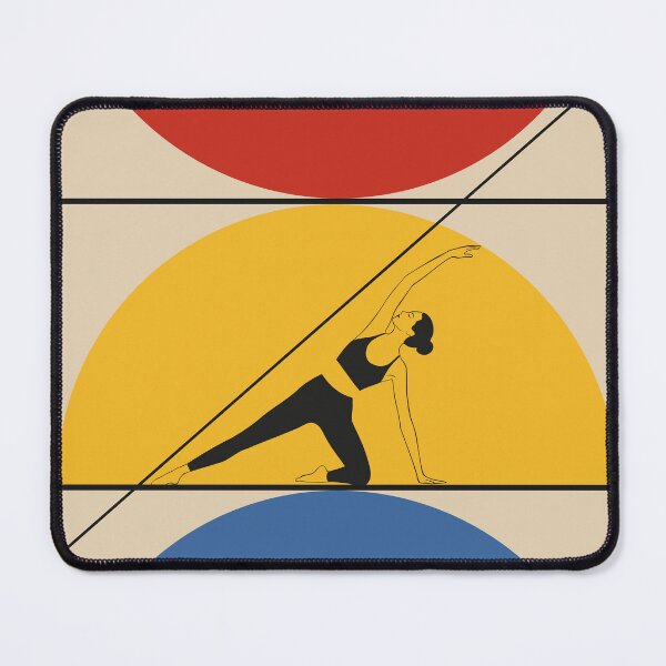 Item preview, Pilates Art Print | Bauhaus Fitness Art | Mid Century Modern Decor | Pilates Lover Gift designed and sold by Studio pod Burom.