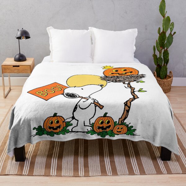 Item preview, Snoopy Holding Boo Sign In Halloween Pumpkin Patch designed and sold by ferande.