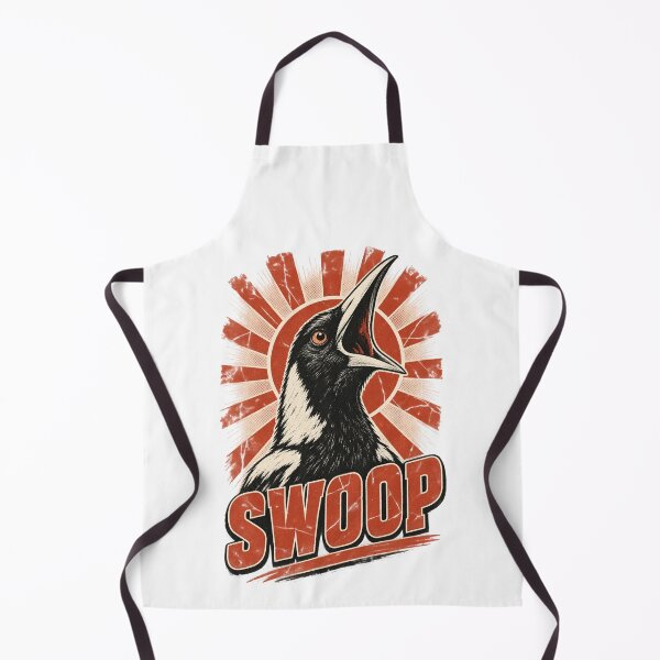 Item preview, SWOOP! Australian Magpie Swooping Season Retro Vintage Distressed Graphic designed and sold by Yellowriversss.