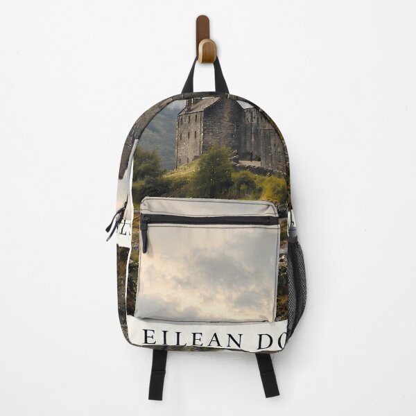 Item preview, Eilean Donan Castle Scotland Travel Poster | Iconic Highland Castle Wall Art designed and sold by Wandered North.