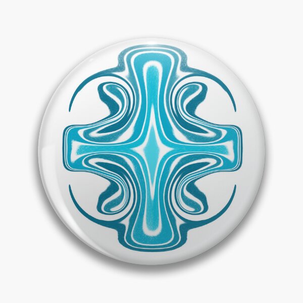 Item preview, Liquid Teal Cross Emblem designed and sold by LittleHappiness by Kamollak .