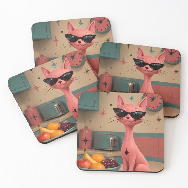 Item preview, Y2K Atomic Cat 13 designed and sold by MarkColeImaging.