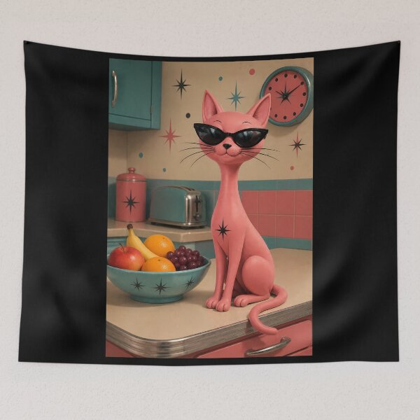 Item preview, Y2K Atomic Cat 13 designed and sold by MarkColeImaging.