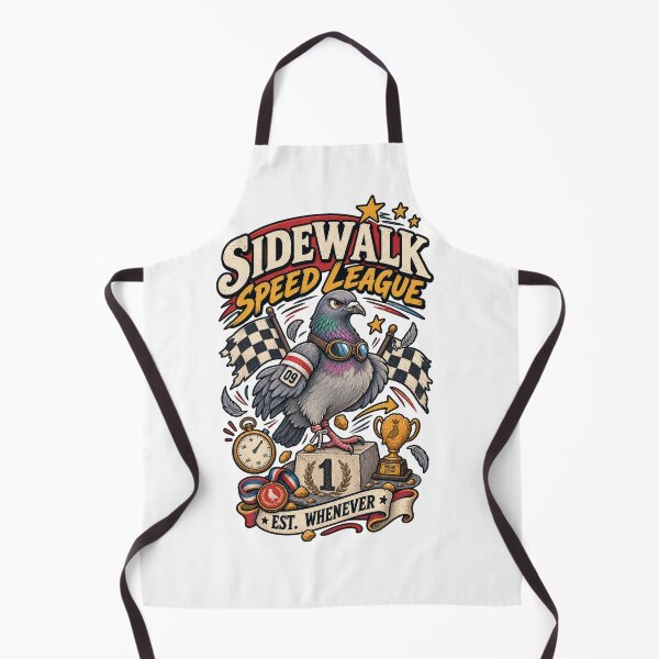 Item preview, Sidewalk Speed League Racing Pigeon designed and sold by Trendy-Artistry.