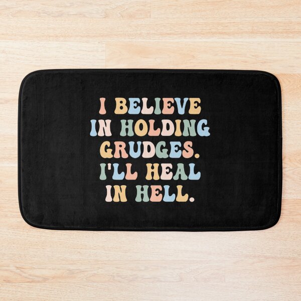 Item preview, I Believe In Holding Grudges I'Ll Heal In Hell Rainbow Heart  designed and sold by mary-curtis.