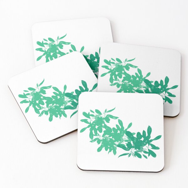Item preview, Minimalist Green Leaves  Pattern designed and sold by LittleHappiness by Kamollak .