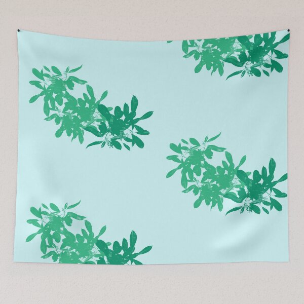 Aperçu de l'œuvre Motif minimaliste de feuilles vertes créée et vendue par LittleHappiness by Kamollak .