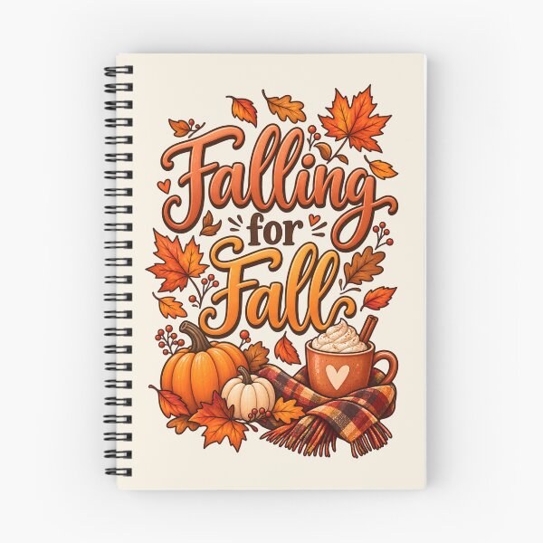Item preview, Falling for Fall – Cozy Autumn Pumpkin & Coffee designed and sold by blankTeeShirt.