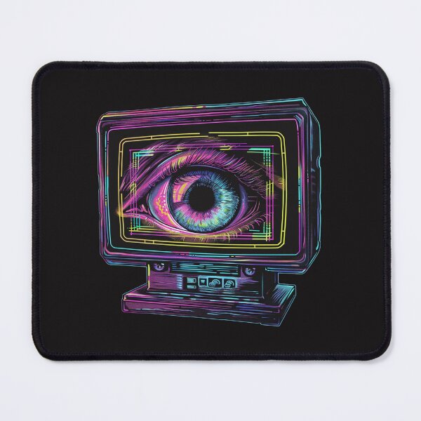 Item preview, CRT eye  the screen is alive cutout designed and sold by RetroWaveArtCo.