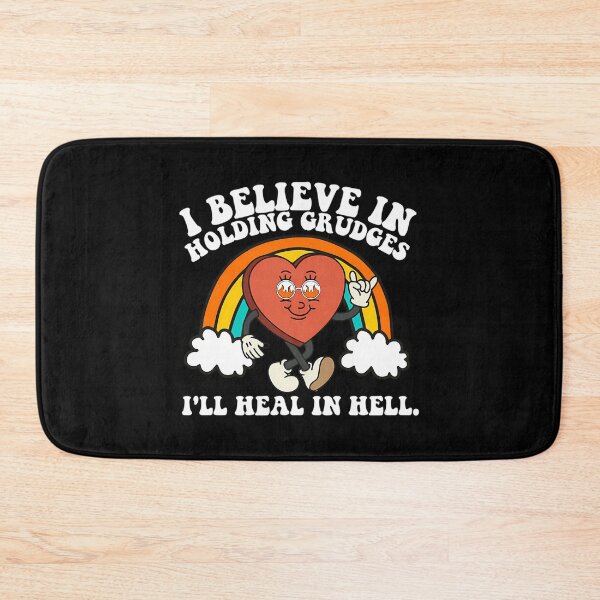 Item preview, I Believe In Holding Grudges I'Ll Heal In Hell Rainbow Heart designed and sold by mary-curtis.