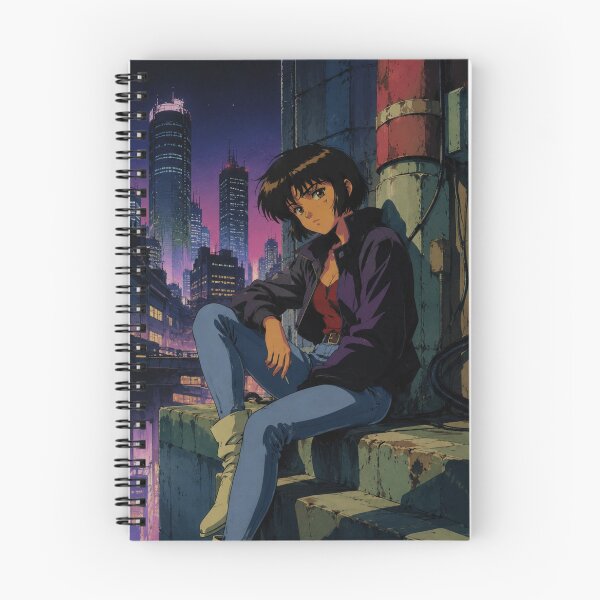 Item preview, Retro Cyberpunk Anime Rooftop Rebel designed and sold by bapupa.