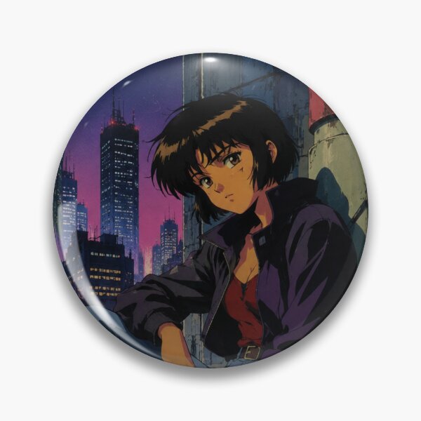 Item preview, Retro Cyberpunk Anime Rooftop Rebel designed and sold by bapupa.