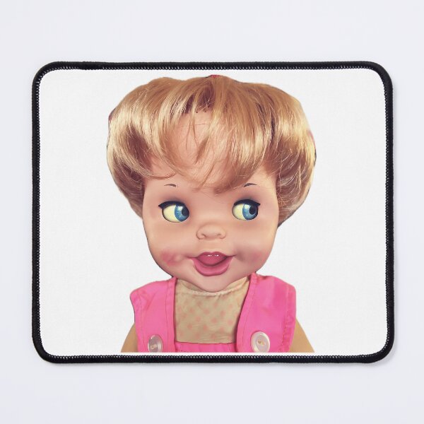 Item preview, Vintage Doll Cute Doll Sticker Agere Kidcore Funny Cutecore Expressions Wink designed and sold by jaleyah-caulfie.