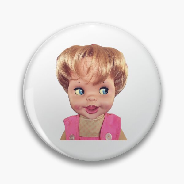 Item preview, Vintage Doll Cute Doll Sticker Agere Kidcore Funny Cutecore Expressions Wink designed and sold by jaleyah-caulfie.