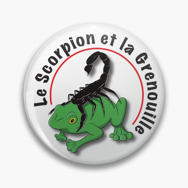 Item preview, The Scorpion and the Frog designed and sold by Vil1Coyote.