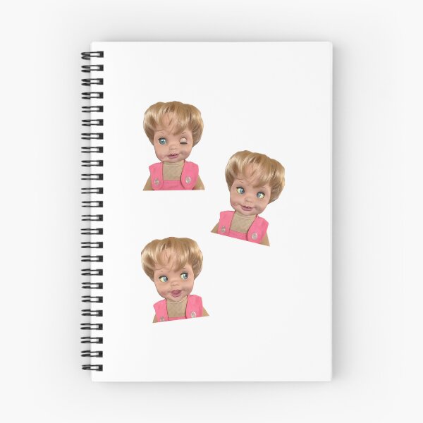 Item preview, Vintage Doll Cute Sticker Pack Agere Kidcore Cutecore Cross-Eyed Expressions Wink designed and sold by jaleyah-caulfie.