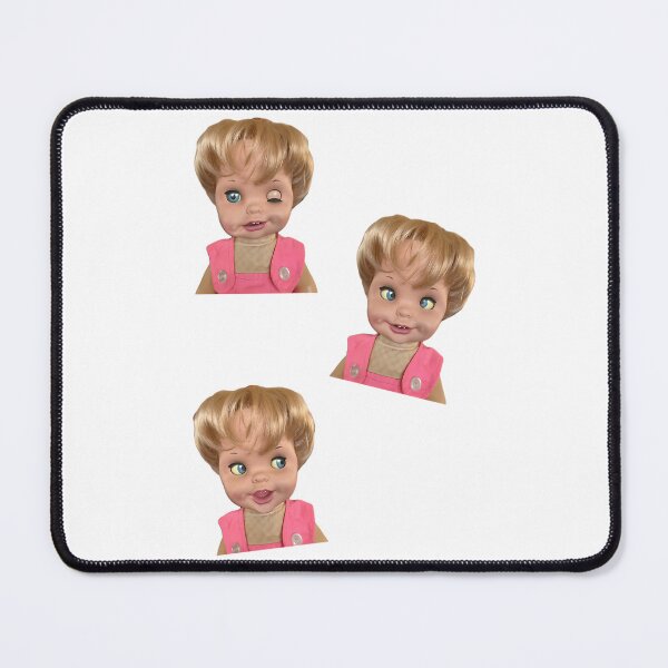 Item preview, Vintage Doll Cute Sticker Pack Agere Kidcore Cutecore Cross-Eyed Expressions Wink designed and sold by jaleyah-caulfie.