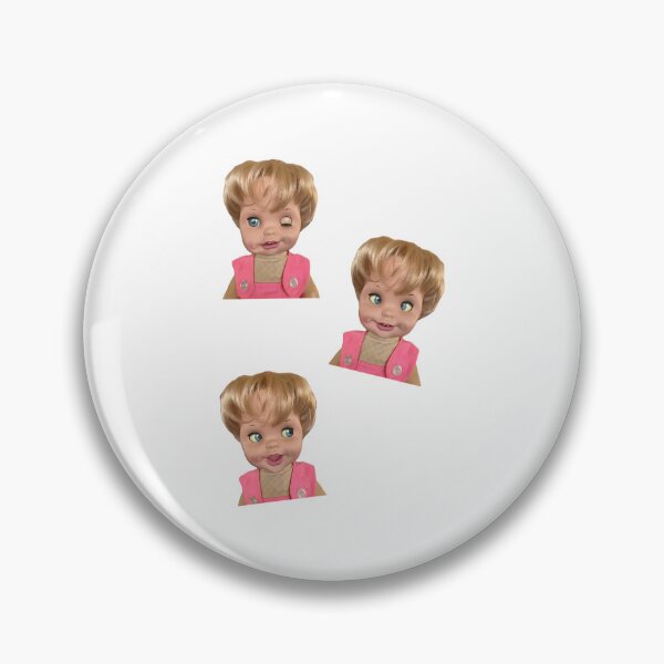 Item preview, Vintage Doll Cute Sticker Pack Agere Kidcore Cutecore Cross-Eyed Expressions Wink designed and sold by jaleyah-caulfie.
