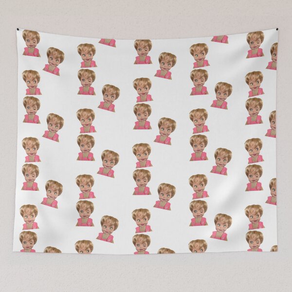 Item preview, Vintage Doll Cute Sticker Pack Agere Kidcore Cutecore Cross-Eyed Expressions Wink designed and sold by jaleyah-caulfie.