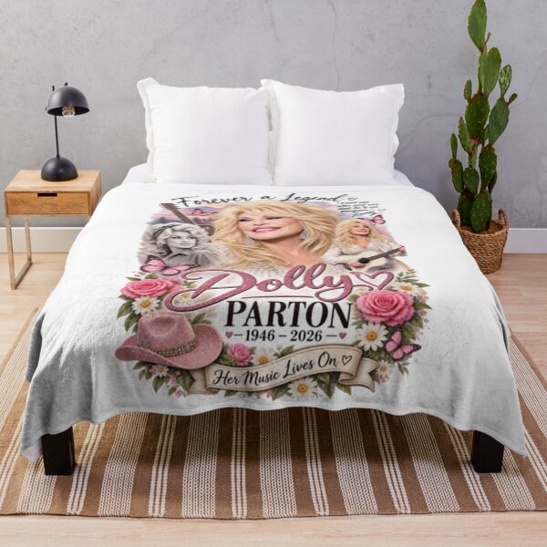 Item preview, Dolly Parton Memorial Tribute Forever a Legend Vintage Country Music designed and sold by DibriFine.