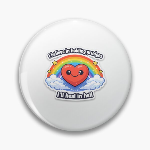 Item preview, Sassy Heart Rainbow Ill Heal In Hell designed and sold by mary-curtis.