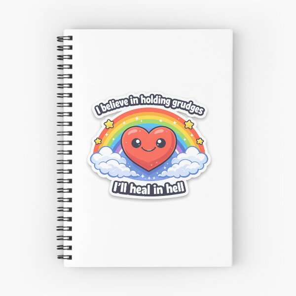 Item preview, Sassy Heart Rainbow Ill Heal In Hell designed and sold by mary-curtis.