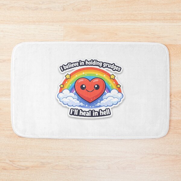 Item preview, Sassy Heart Rainbow Ill Heal In Hell designed and sold by mary-curtis.