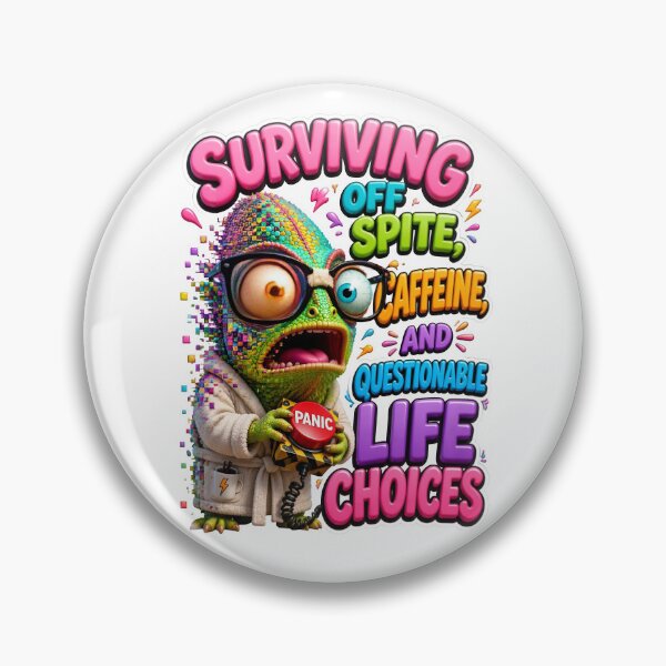 Item preview, Surviving Off Spite Caffeine And Questionable Life Choices designed and sold by Sovereign Supply Co..