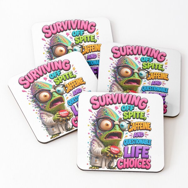 Item preview, Surviving Off Spite Caffeine And Questionable Life Choices designed and sold by Sovereign Supply Co..