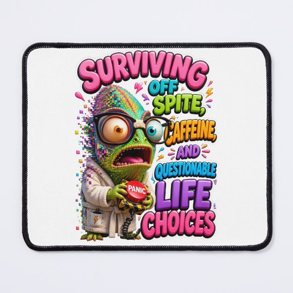 Item preview, Surviving Off Spite Caffeine And Questionable Life Choices designed and sold by Sovereign Supply Co..