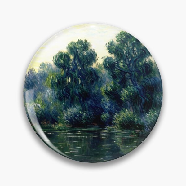 Item preview, The Arm of the Seine: A Serene Impressionist Riverside Landscape designed and sold by artdesignsnow.