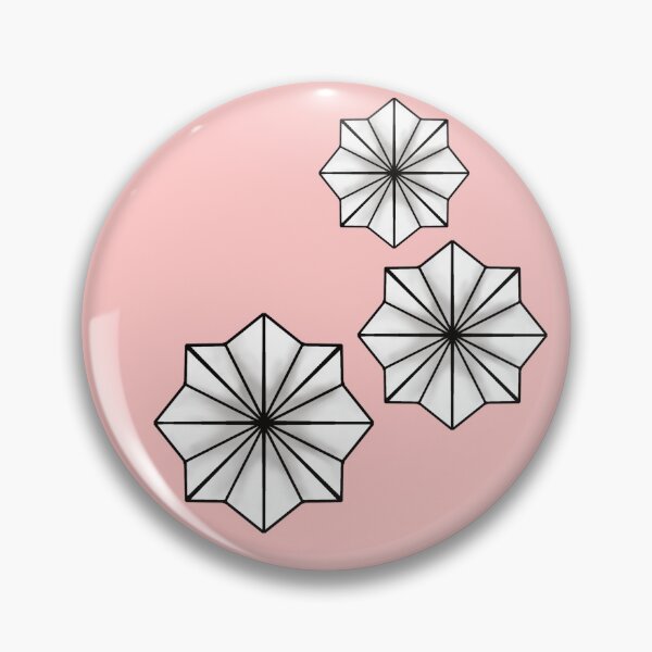 Item preview, ⁠Geometric Origami Flower Minimalist Line Art⁠ designed and sold by LittleHappiness by Kamollak .