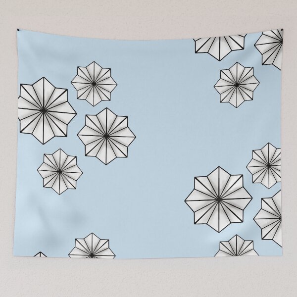 Item preview, ⁠Geometric Origami Flower Minimalist Line Art⁠ designed and sold by LittleHappiness by Kamollak .