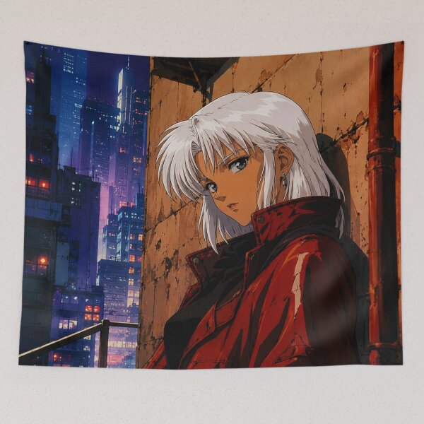 Item preview, Retro Cyberpunk Anime Crimson Nomad designed and sold by bapupa.