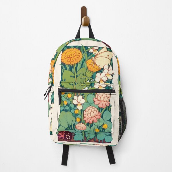 Item preview, Wildflowers and Butterfly Botanical Illustration - Clover & Dandelion Art Print designed and sold by Billy Morfo™.