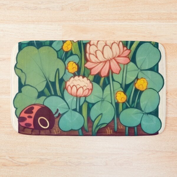 Item preview, Wildflowers and Butterfly Botanical Illustration - Clover & Dandelion Art Print designed and sold by Billy Morfo™.