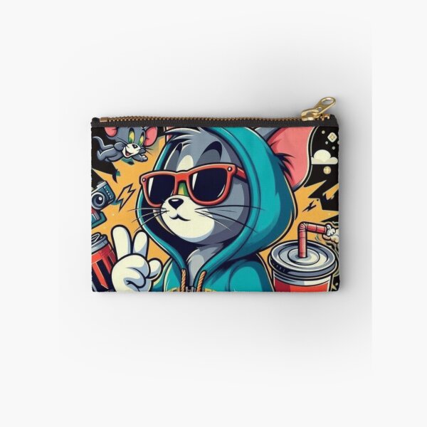 Item preview, Streetwear Cartoon Cat and Mouse Retro Design designed and sold by RajDeals.