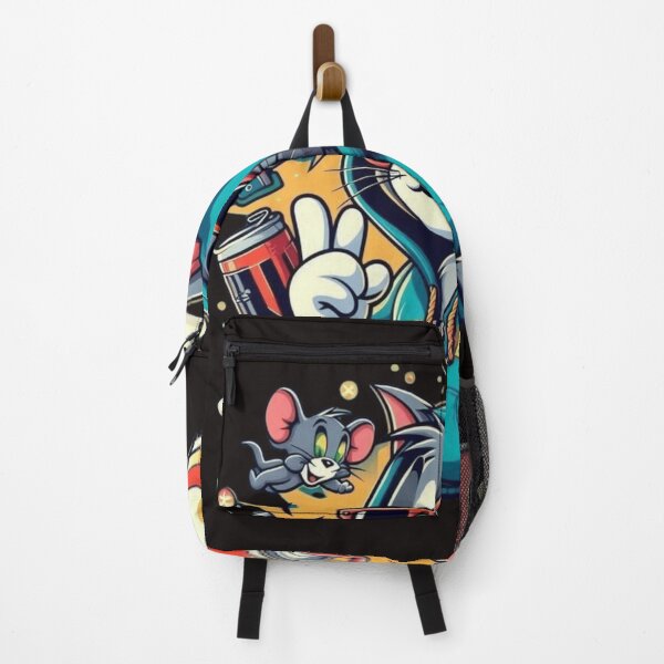 Item preview, Streetwear Cartoon Cat and Mouse Retro Design designed and sold by RajDeals.