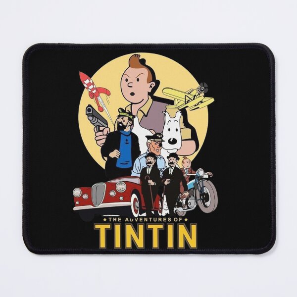 Item preview, The Adventures of Tintin Retro Vintage Poster designed and sold by Epicfunchart.