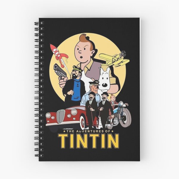 Item preview, The Adventures of Tintin Retro Vintage Poster designed and sold by Epicfunchart.