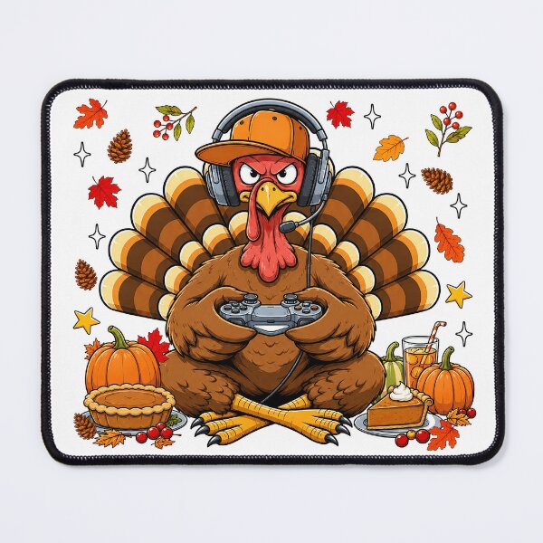 Item preview, Thanksgiving Gamer Turkey Video Game Autumn designed and sold by varin-studio.