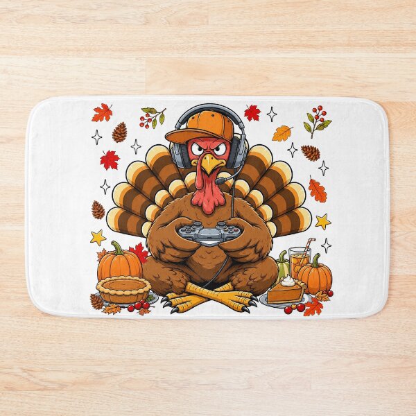 Artikelvorschau, Thanksgiving-Gamer-Truthahn-Videospiel Herbst entworfen und verkauft von varin-studio.