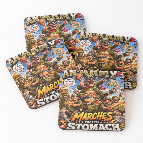 Item preview, AN ARMY MARCHES ON ITS STOMACH designed and sold by Smoothseer.