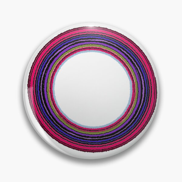 Item preview, Vibrant Rainbow Endless Circles Abstract Line Art⁠ designed and sold by LittleHappiness by Kamollak .