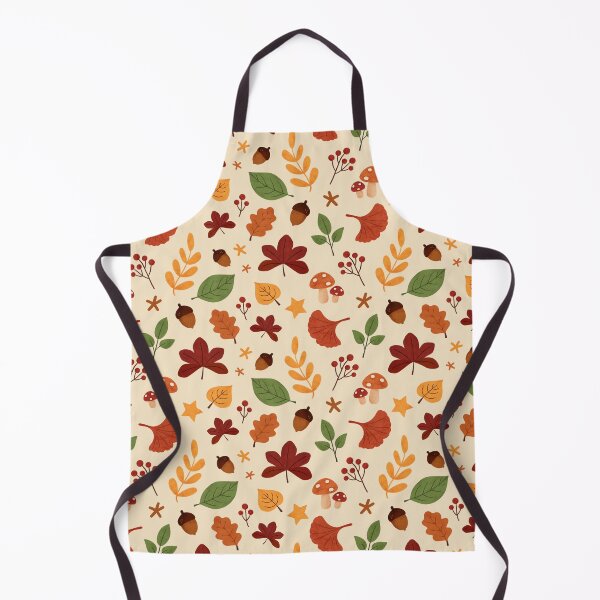 Item preview, Autumn pattern with leaves, mushrooms and acorns designed and sold by Irma Bonet.