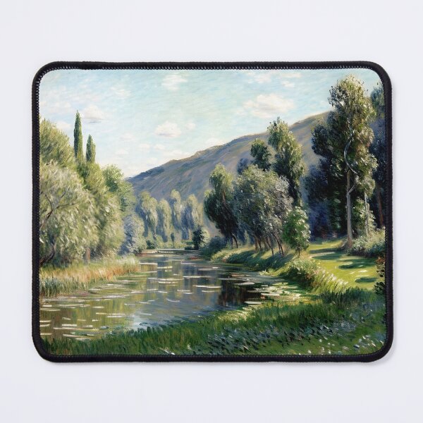 Item preview, The Arm of the Seine at Jeufosse designed and sold by artdesignsnow.