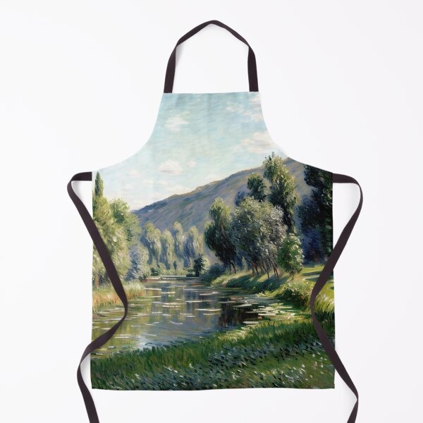 Item preview, The Arm of the Seine at Jeufosse designed and sold by artdesignsnow.